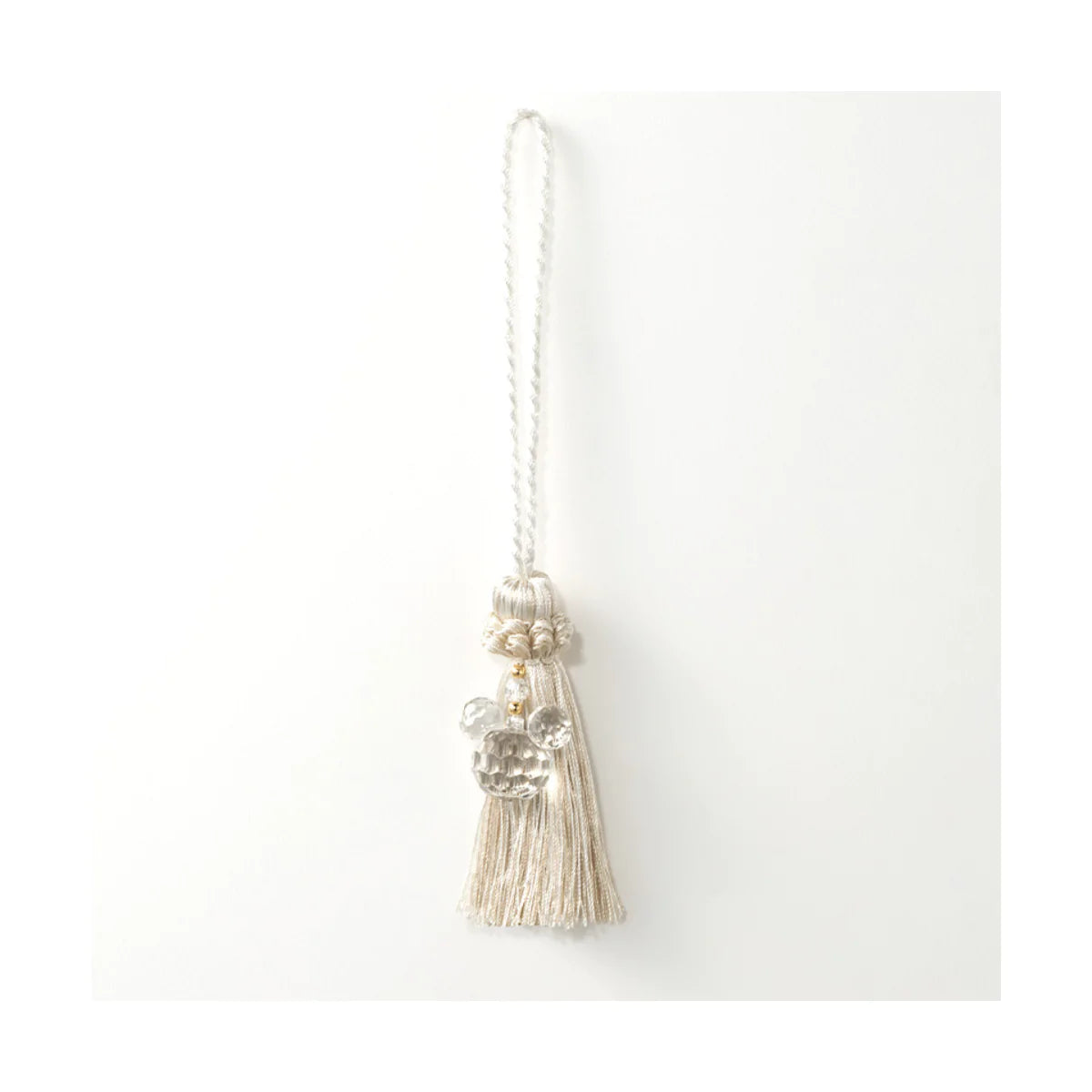 MICKEY / Mickey fringe charm M-9011 アイボリー M-9012チャコールグレー