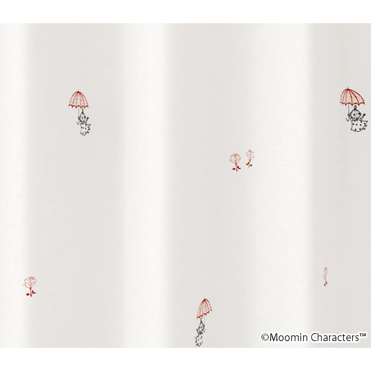 MOOMIN UMBRELLA ドレープカーテン A1014ホワイト