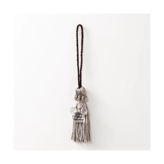 MICKEY / Mickey fringe charm M-9011 アイボリー M-9012チャコールグレー