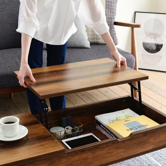 【お客様組立品】ELVISシリーズ 幅94.5cm 高さ40~54cm リフティングテーブル KKS-0023-BKBR