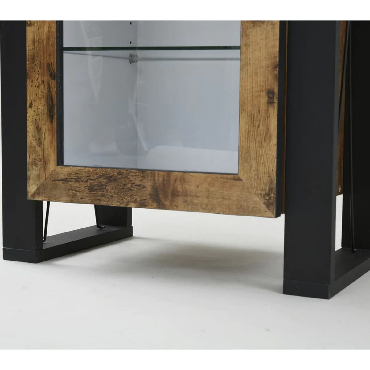 【お客様組立品】brooklynシリーズ ガラス棚ディスプレイ FBR-0004