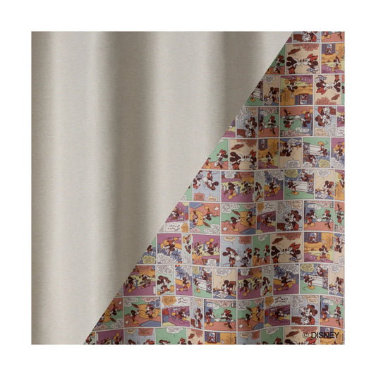 DISNEY MICKEY / Retro comic M-1206アイボリー M-1207ライトベージュ