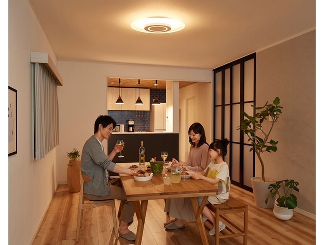 アイリスオーヤマ 導光板シーリングライト(8畳)CEA-A08DLP