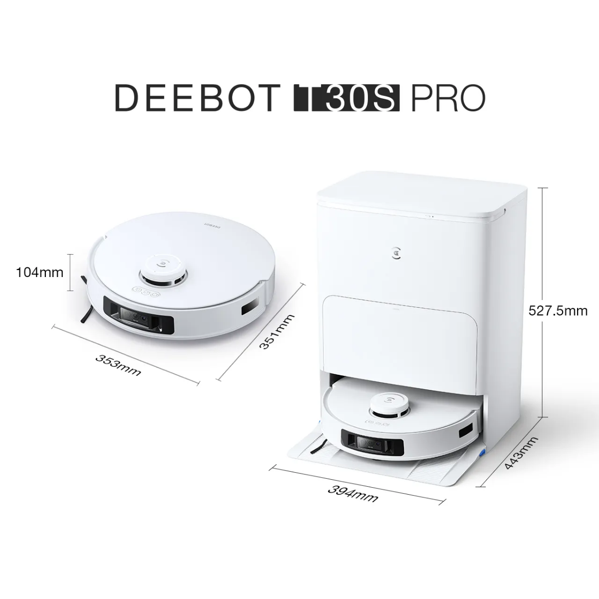 【ECOVACS】台数限定！エコバックス お掃除ロボット DEEBOT T30S PRO （DSX39-12EE）