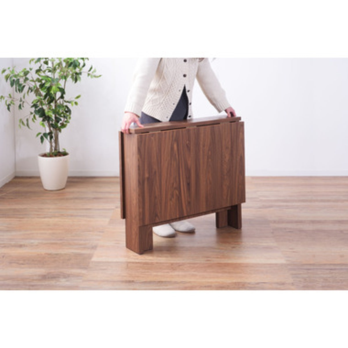 フォールディングダイニングテーブル FIK-103WAL