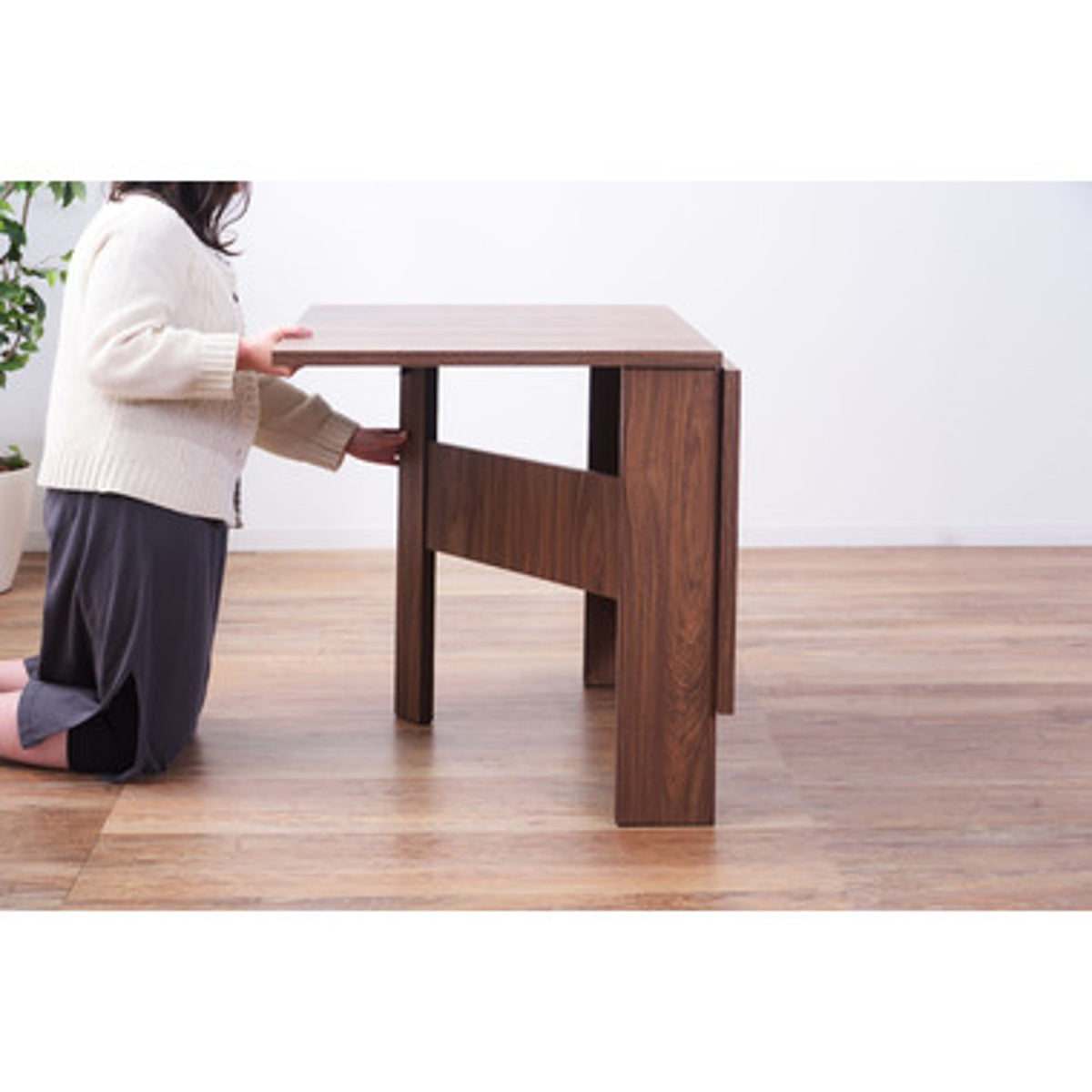 フォールディングダイニングテーブル FIK-103WAL