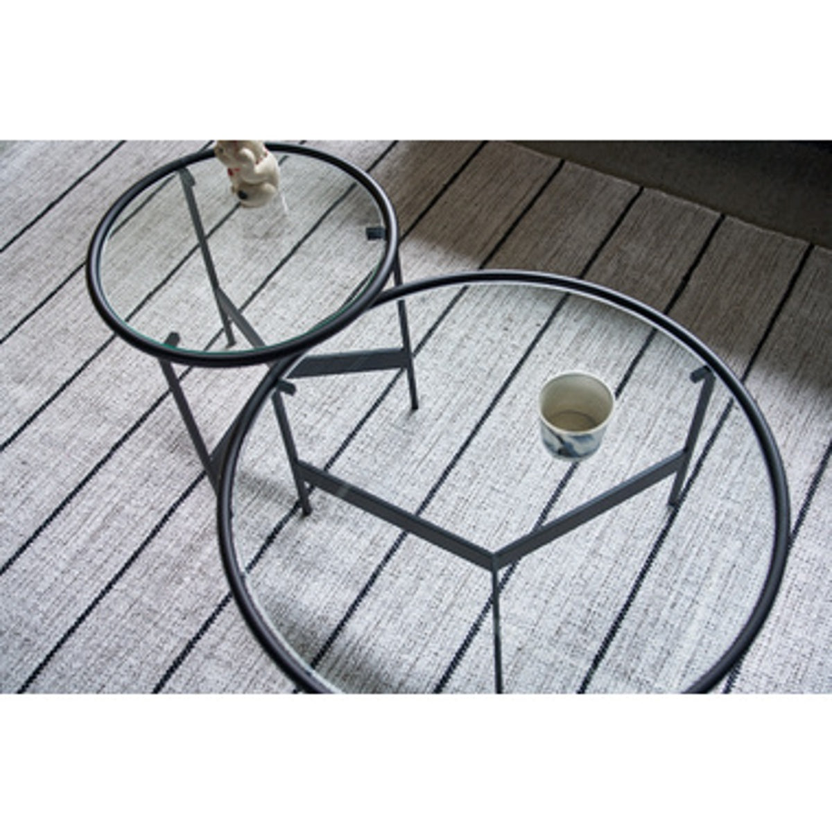 ラウンドガラステーブルL HIT-241