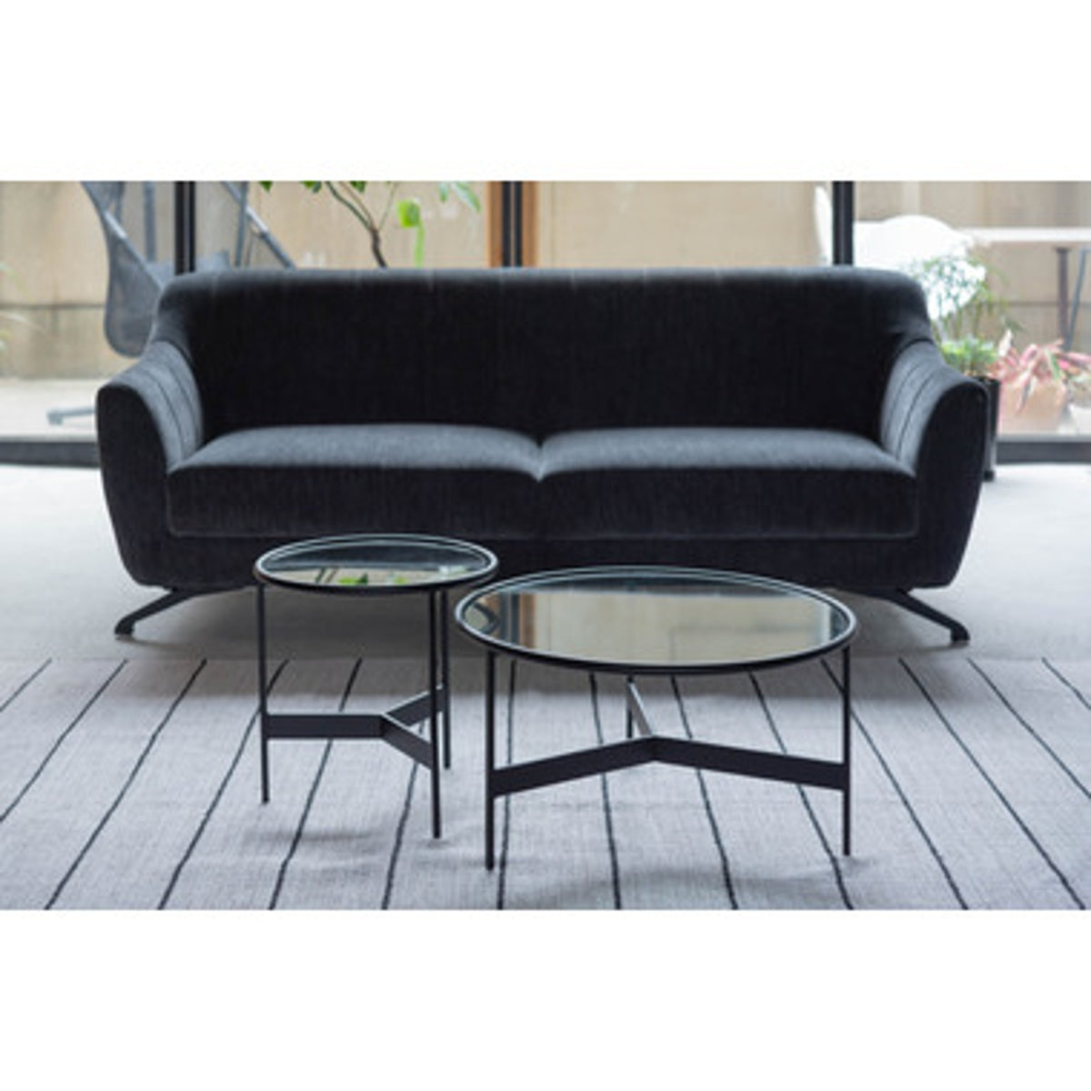 ラウンドガラステーブルL HIT-241