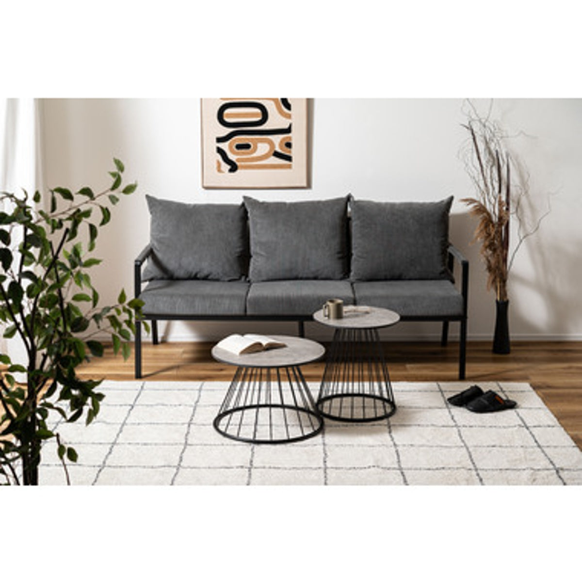 ラウンドテーブルL PT-341GY