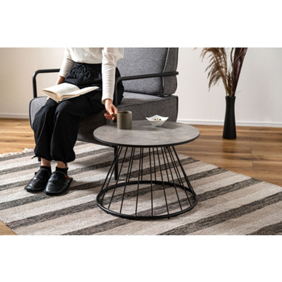 ラウンドテーブルL PT-341GY