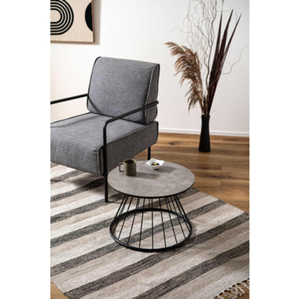 ラウンドテーブルL PT-341GY