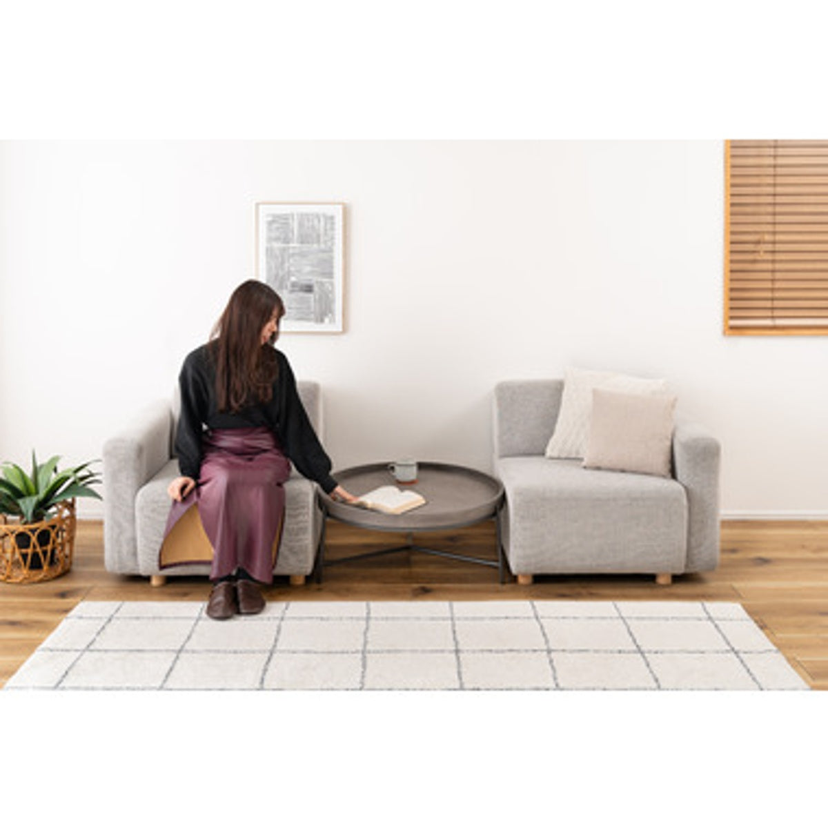 ラウンドテーブル PT-785GY