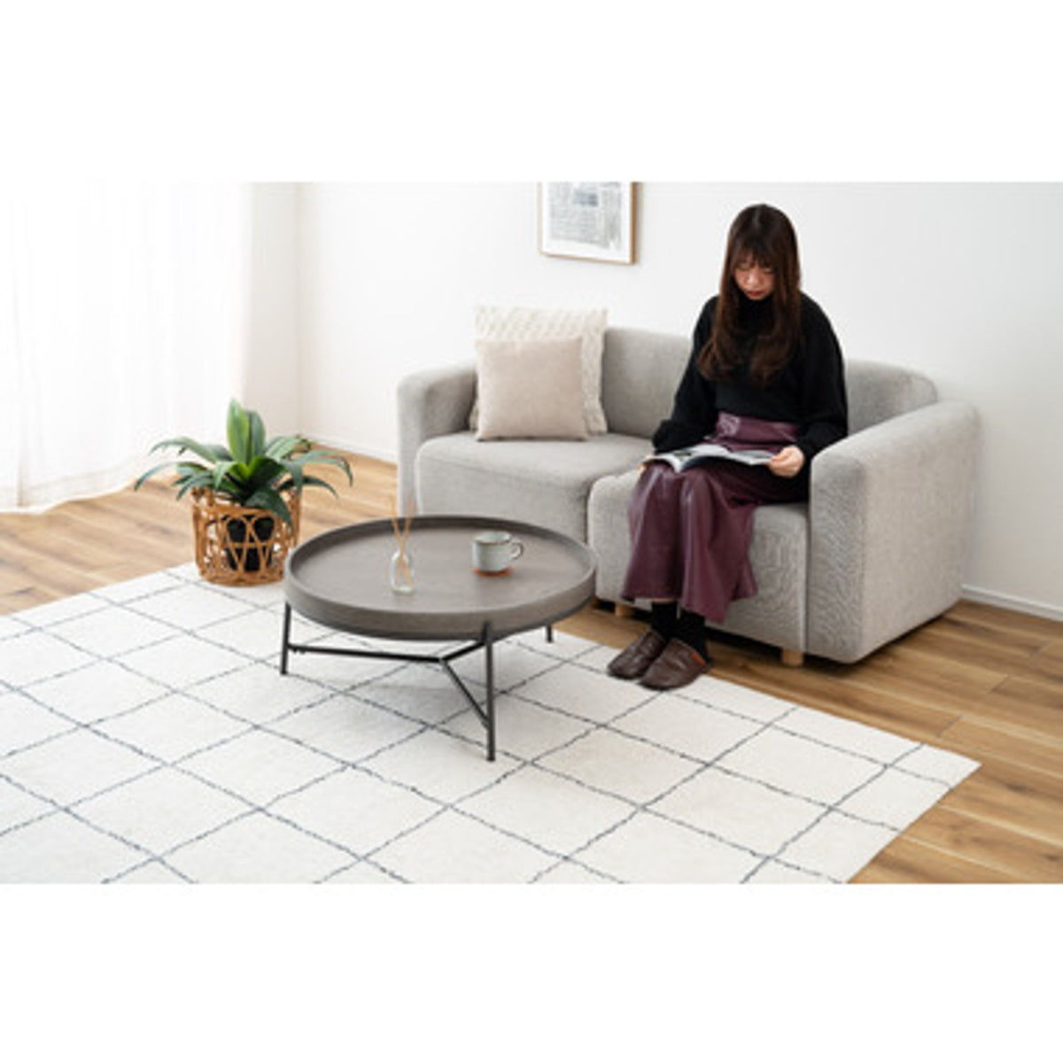 ラウンドテーブル PT-785GY