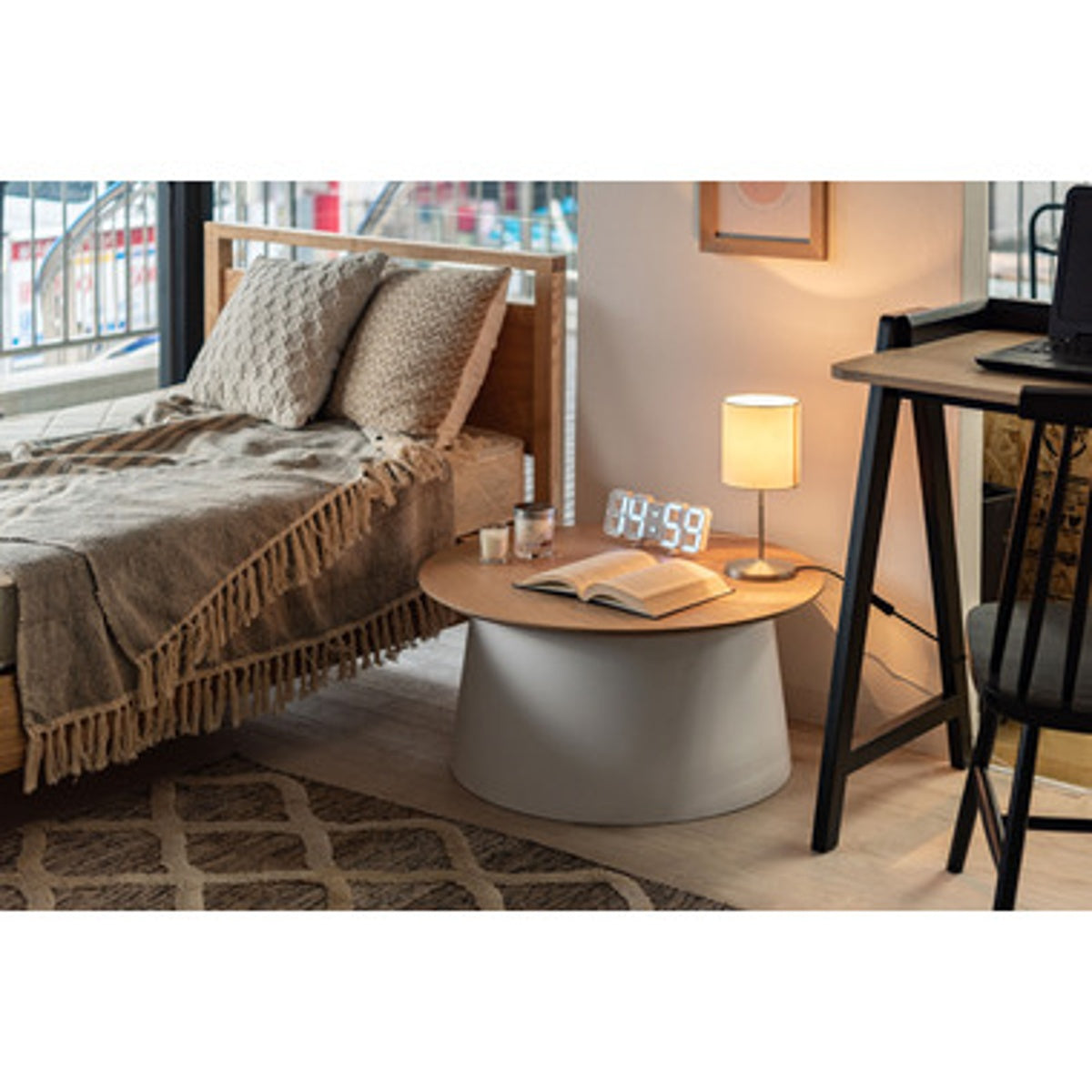 ラウンドテーブル L PT-991WH