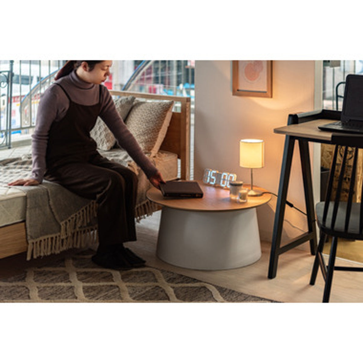 ラウンドテーブル L PT-991WH