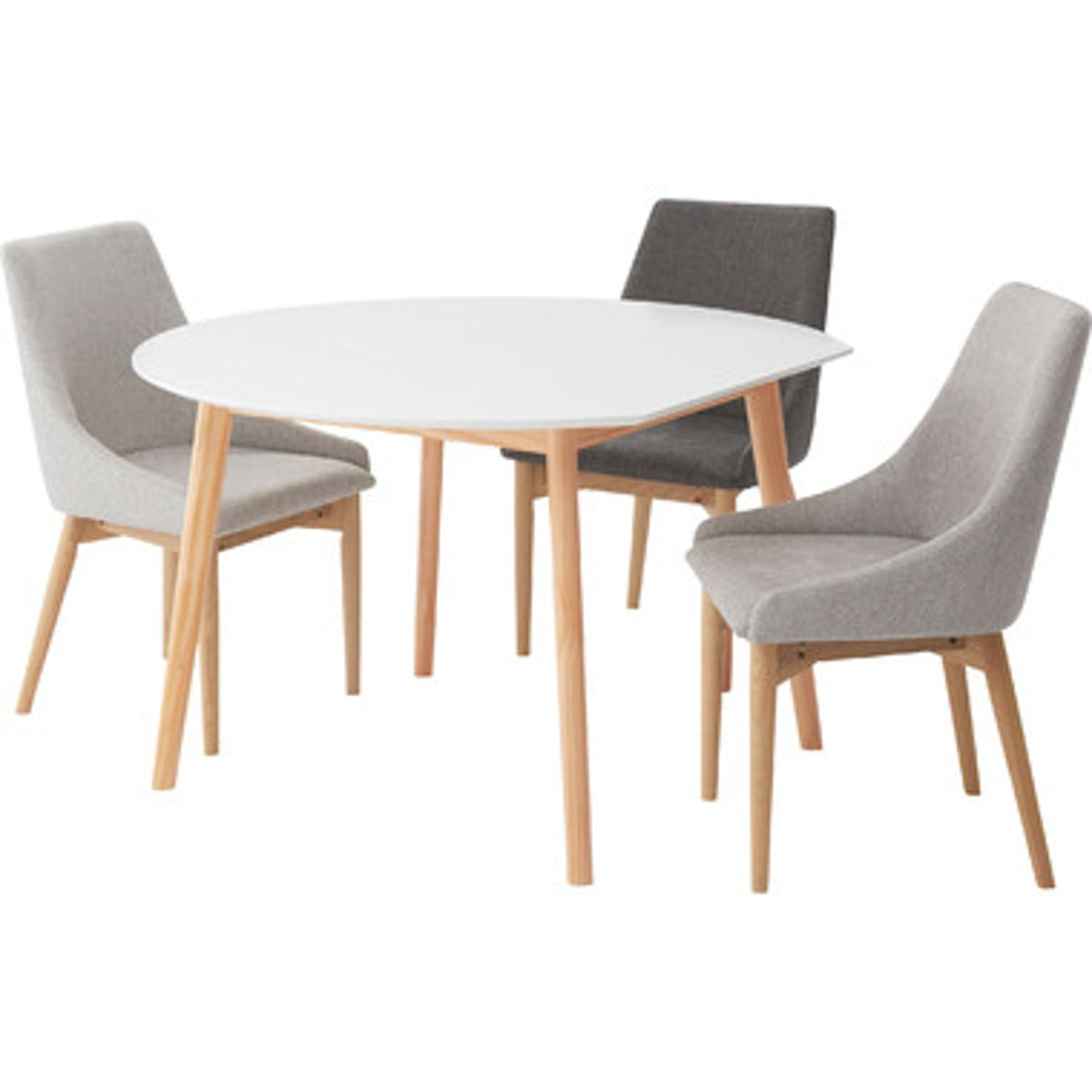 変形 ラウンドテーブル TAP-003WH