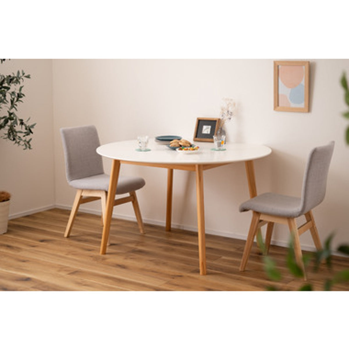 変形 ラウンドテーブル TAP-003WH