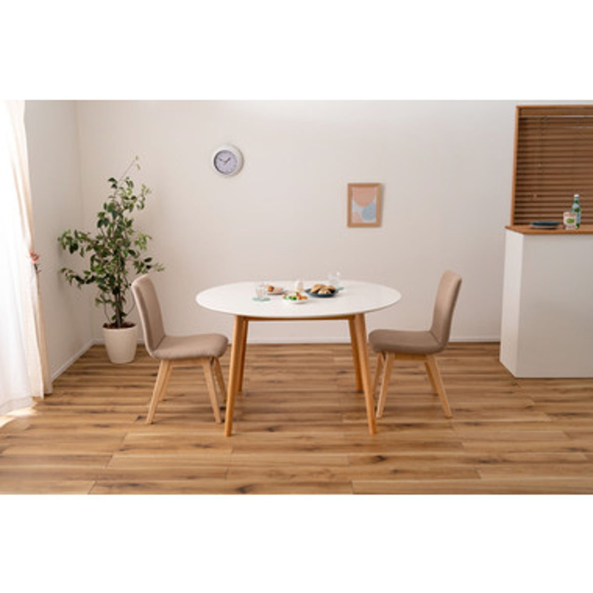 変形 ラウンドテーブル TAP-003WH