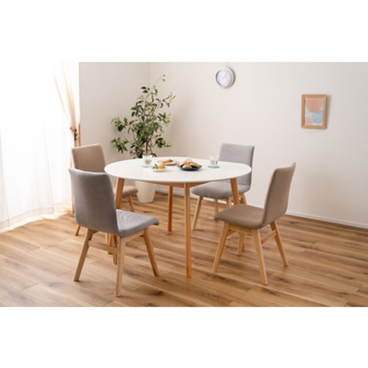 変形 ラウンドテーブル TAP-003WH