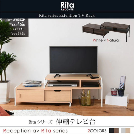 【お客様組立品】Ritaシリーズ 北欧風 テレビ台 テレビボード DRT-1010【全2色】